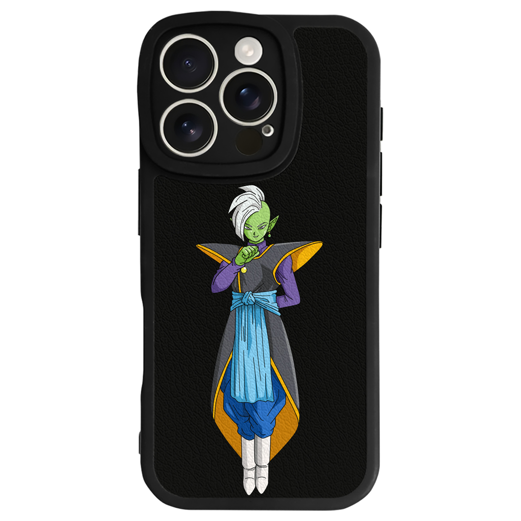（画像用） ドラゴンボール DRAGON BALL 【iPhone 16シリーズ対応】シリコンスマホケース（レザー調） 材質：シリコン